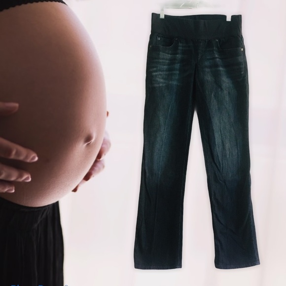 GAP Denim - Gap 1969 Real Straight Maternity Jeans
